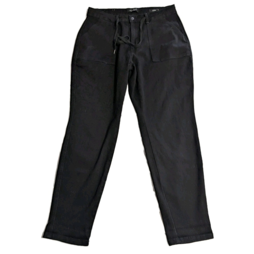 Judy Blue Black Jogger Pants‎ Women's 14W Stretch Drawstring Ankle